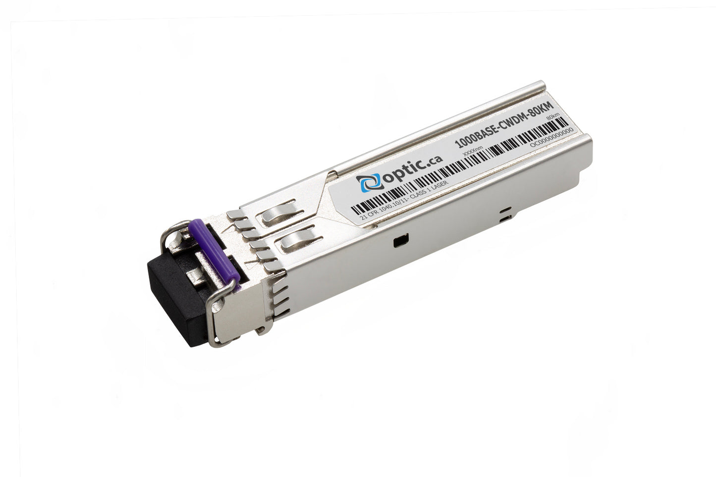 OPTIC.CA - 1000BASE-CWDM SFP - SFP-1GE-LH-CW-xx-80KM-OC - JUNIPER NETWORKS COMPATIBLE