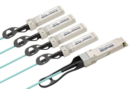 100GBASE-QSFP28 TO 4X25G SFP28 ACTIVE OPTICAL CABLE, 100% JUNIPER COMPATIBLE